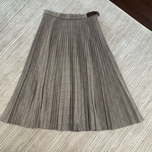 Banana Republic Plaid Midi Skirt